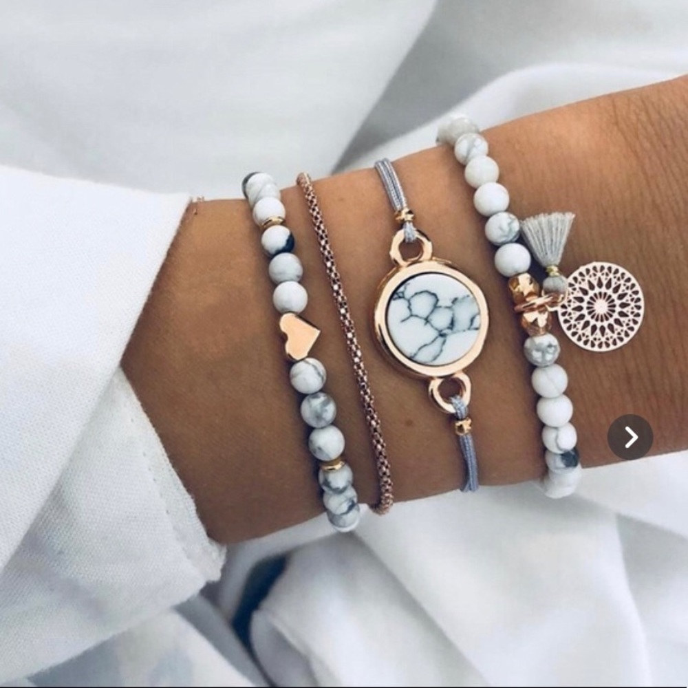 2/$50 4 Piece Bohemian Bracelet Set